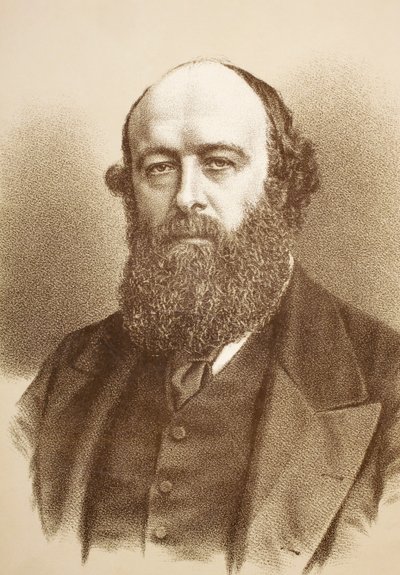 Robert Arthur Talbot Gascoyne-Cecil, 3. markis af Salisbury, ca. 1890 af English School